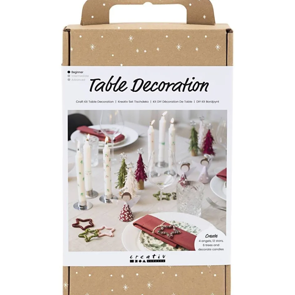 Creativ Company Craft Kit Table Decorations| Diy-Kits, Basic Items And Tools