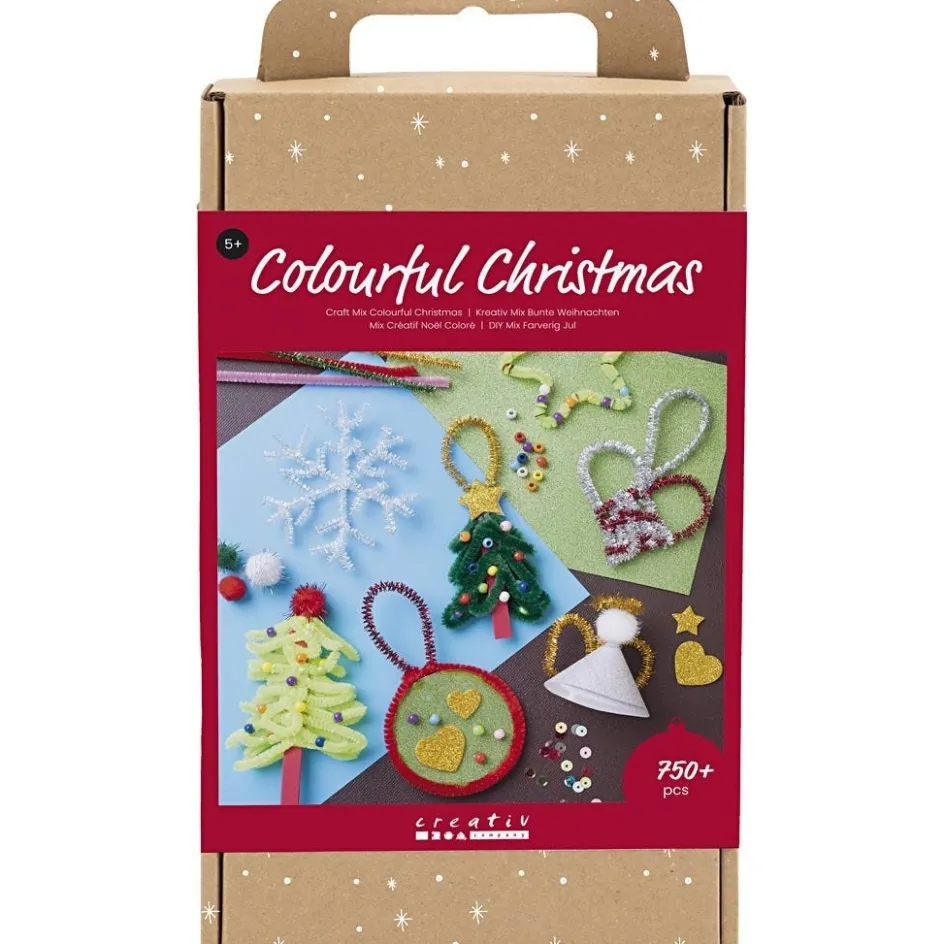 Creativ Company Craft Mix Colourful Christmas| Diy-Kits, Basic Items And Tools