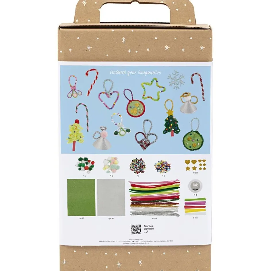 Creativ Company Craft Mix Colourful Christmas| Diy-Kits, Basic Items And Tools