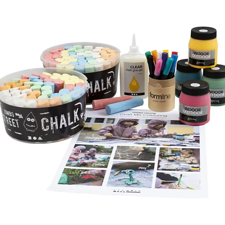 Creativ Company Craft Mix Colouring| Creative Classroom Sets|Textile Decoration