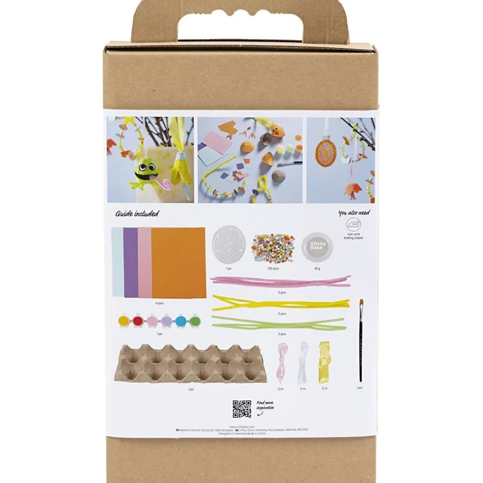 Creativ Company Craft Mix Creative Spring| Figures, Eggs And Animals For Decorating|Diy-Kits, Items For Decoration