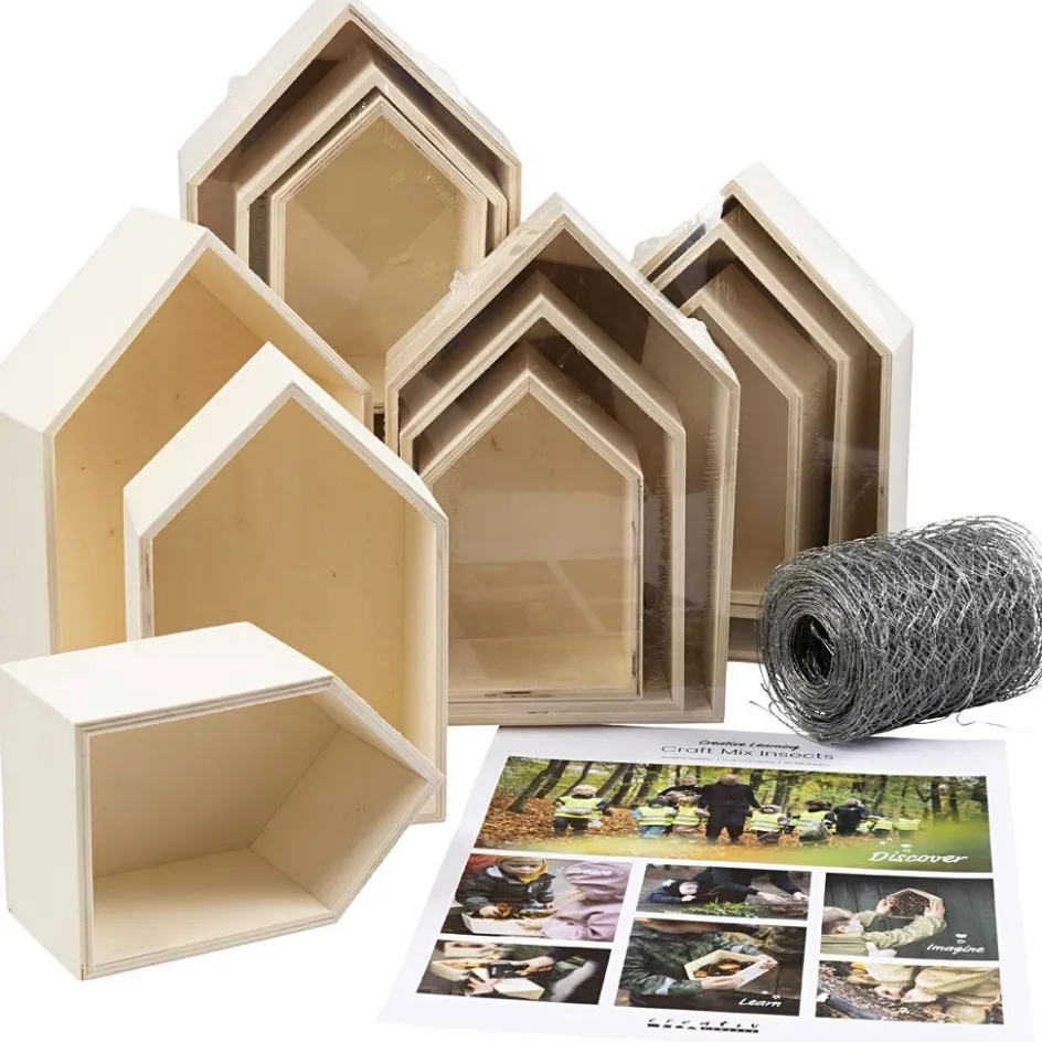 Creativ Company Craft Mix Insects| Creative Classroom Sets|Figures, Eggs And Animals For Decorating