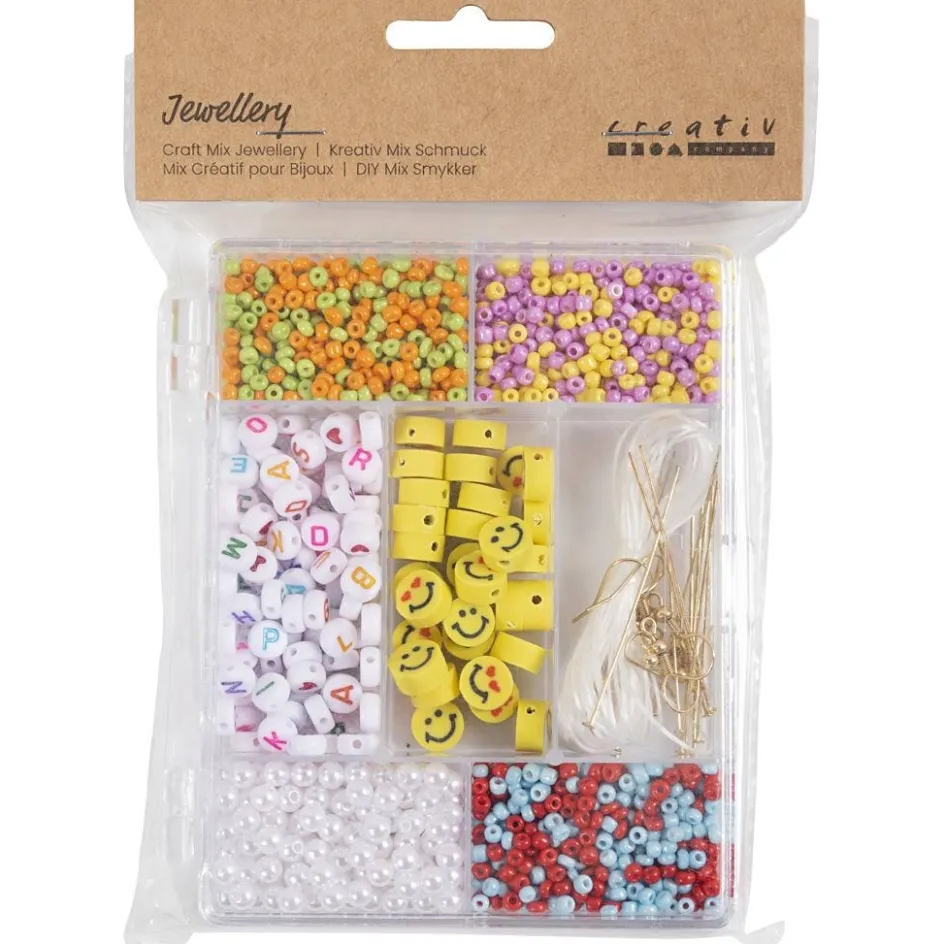 Creativ Company Craft Mix Jewellery| Beads|Diy-Kits, Beads And Jewellery Making