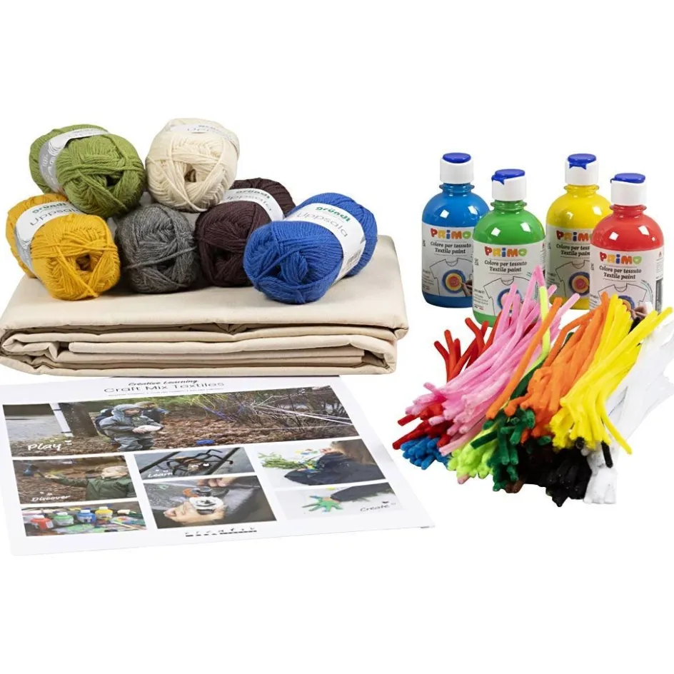 Creativ Company Craft Mix Textiles| Creative Classroom Sets|Yarn