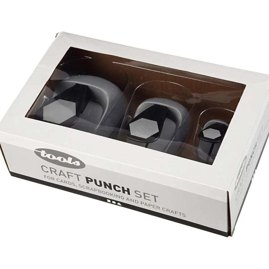 Creativ Company Craft Punch Set| Stamping And Punching Tools