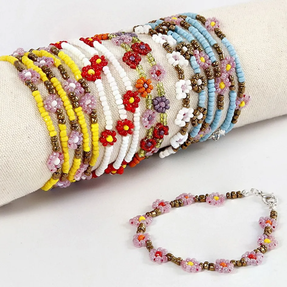 Creativ Company Creative kit – Jewellery making with rocaille seed beads| Beads|Diy-Kits, Beads And Jewellery Making
