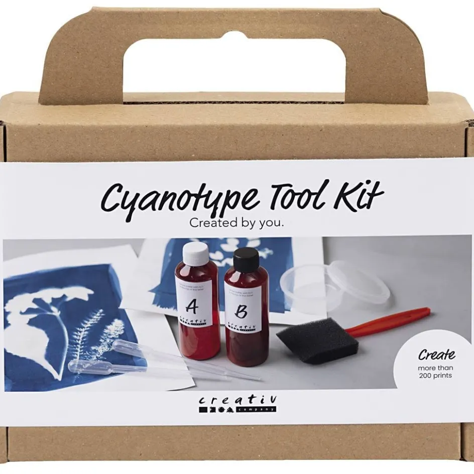 Creativ Company Cyanotype Tool Kit| Diy-Kits, Paints And Painting Accessories