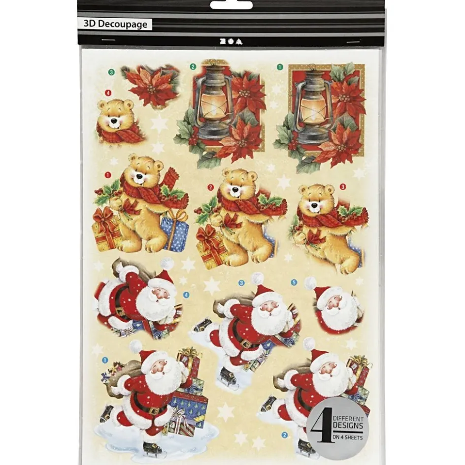 Creativ Company 3D Decoupage Motifs| Stickers And Vintage Die-Cuts