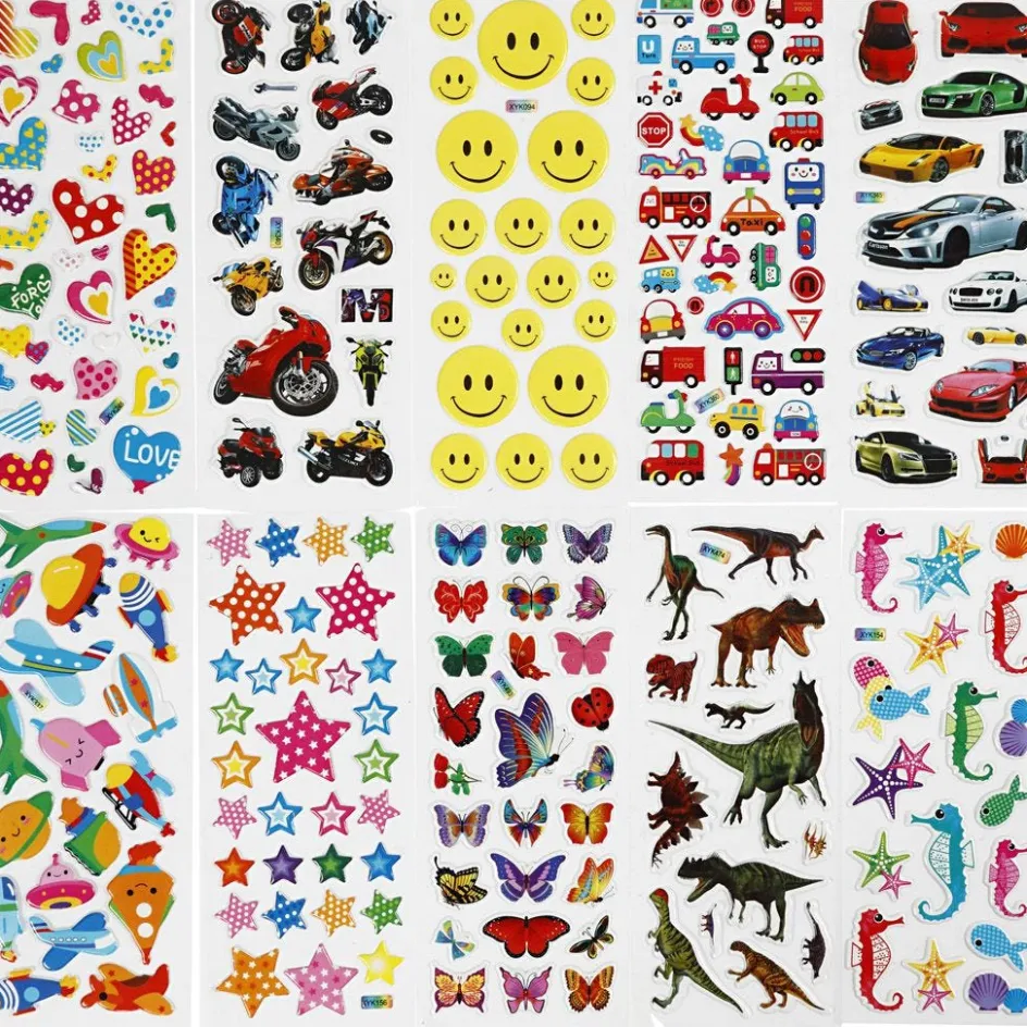 Creativ Company 3D Stickers| Basic Items And Tools|Stickers And Vintage Die-Cuts