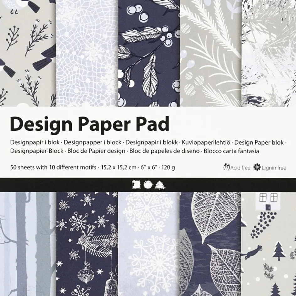Creativ Company Design Paper Pad| Paper And Card|Calendars, Notebooks And Colouring Books