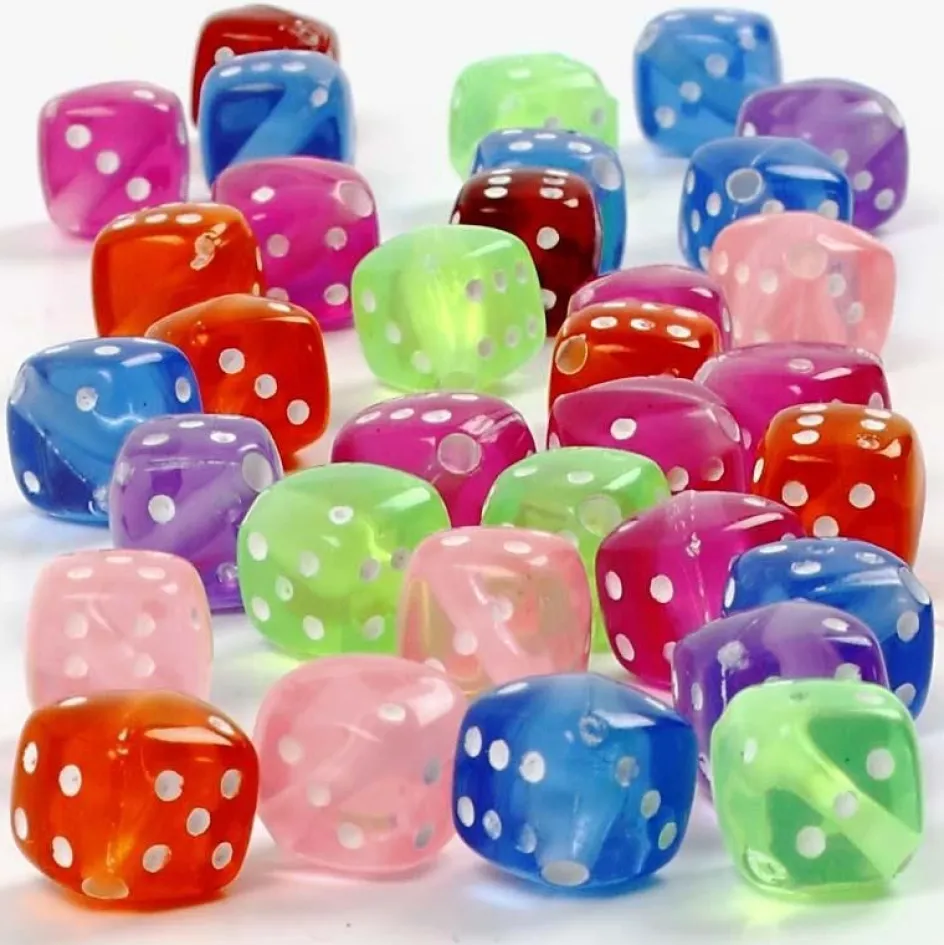 Creativ Company Dice Beads| Advent Gifts And Calendar Gifts|Beads