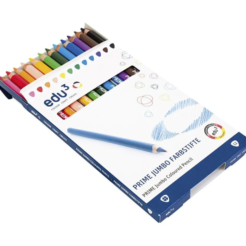 EDU3 edu Jumbo Coloured Pencils| Pencils And Chalks