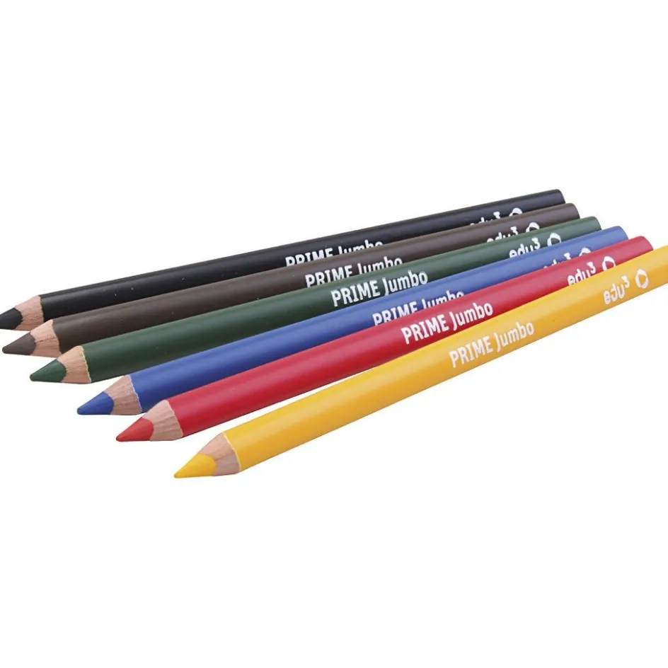 EDU3 edu Jumbo Coloured Pencils| Pencils And Chalks