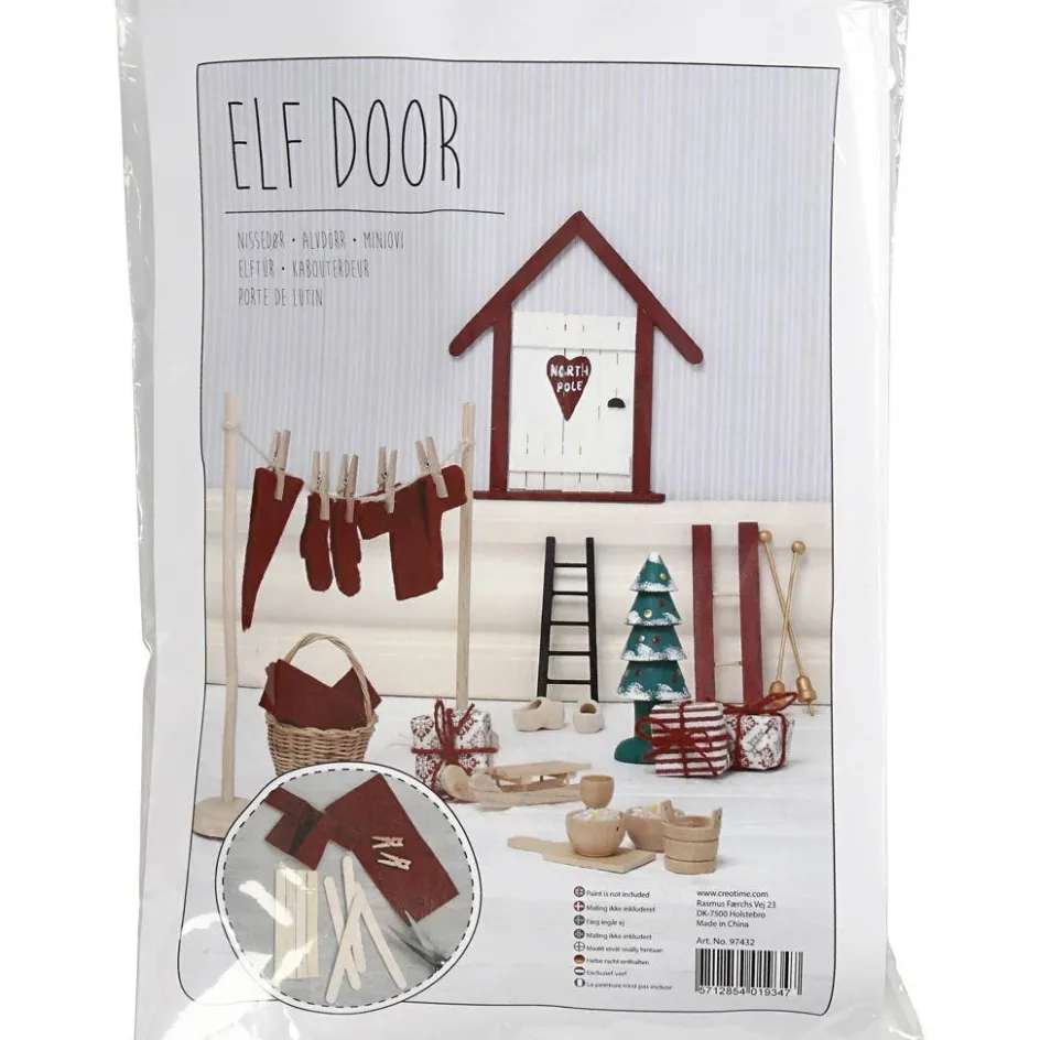 Creativ Company Elf Door| Miniature|Diy-Kits, Basic Items And Tools