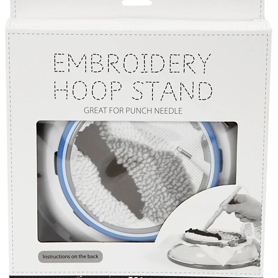 Creativ Company Embroidery Hoop Stand| Embroidery And Needle Punch