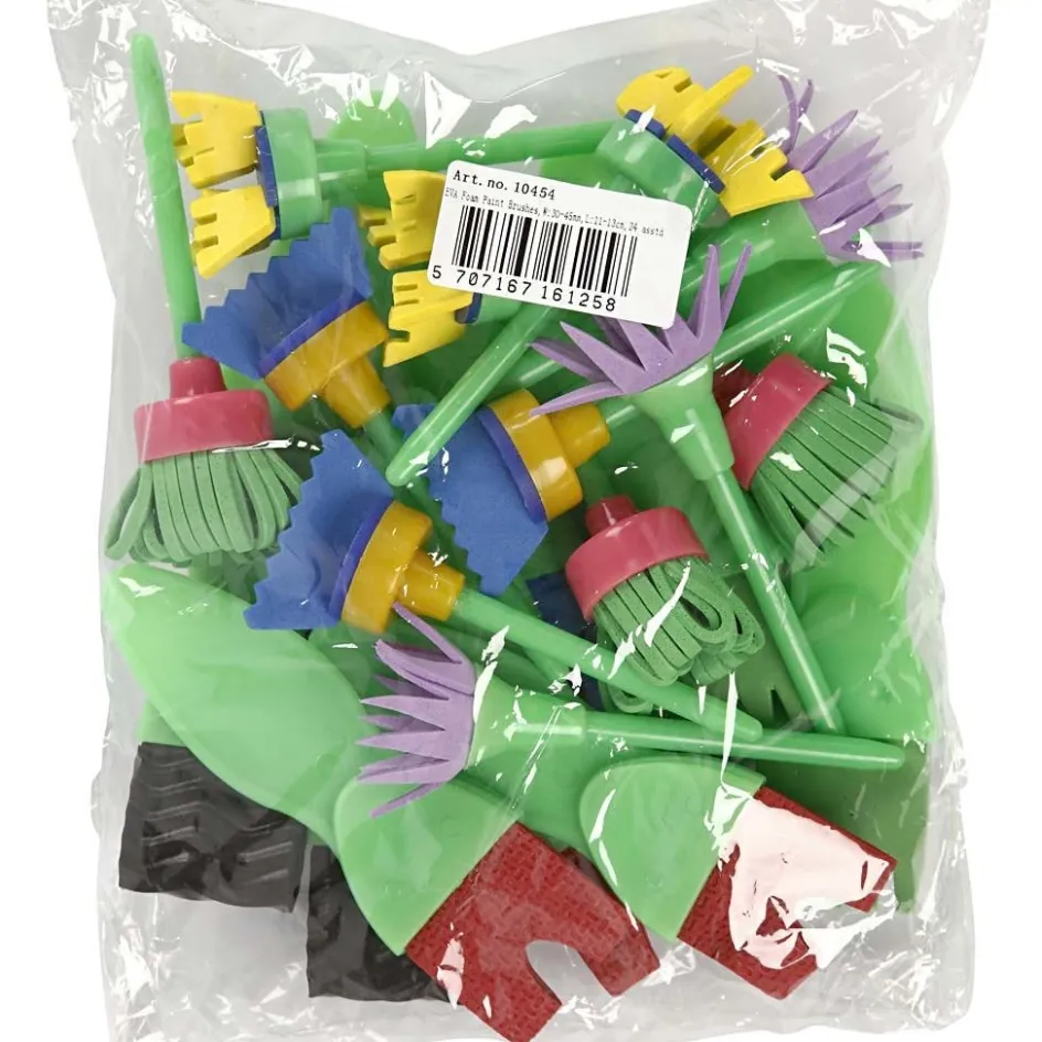 Creativ Company EVA Foam Paint Brushes| Brushes, Spatulas And Pallets