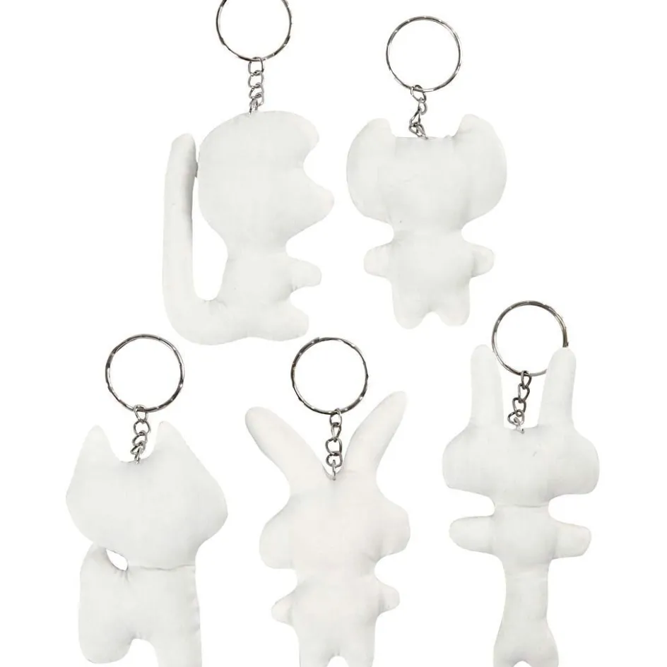 Creativ Company Fabric Figures with key rings| Finished Articles