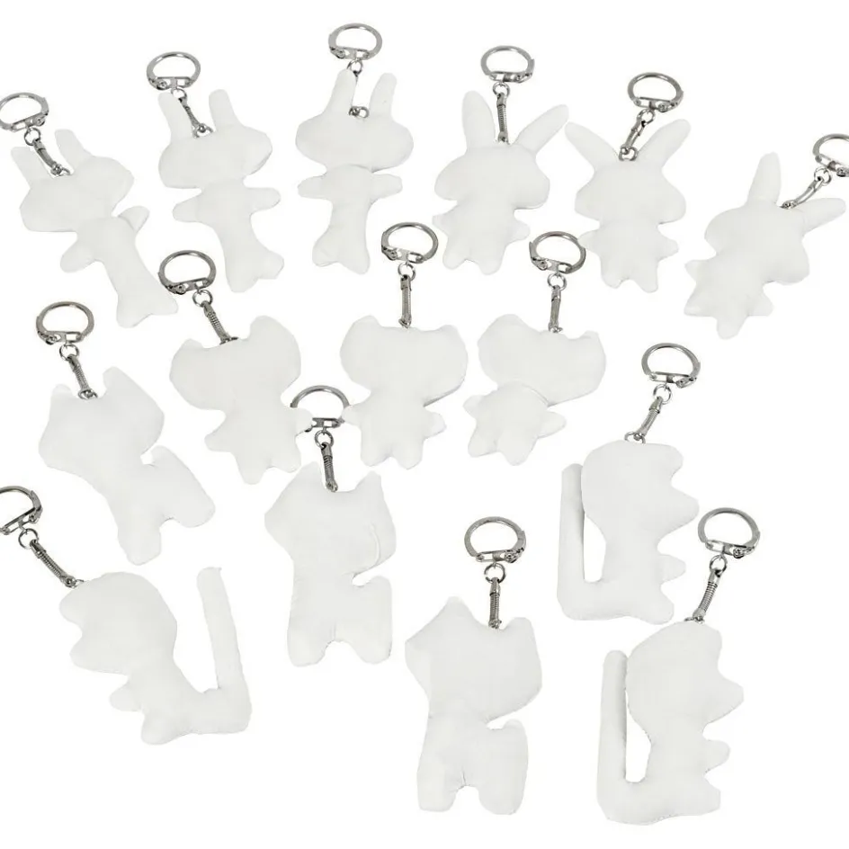 Creativ Company Fabric Figures with key rings| Finished Articles