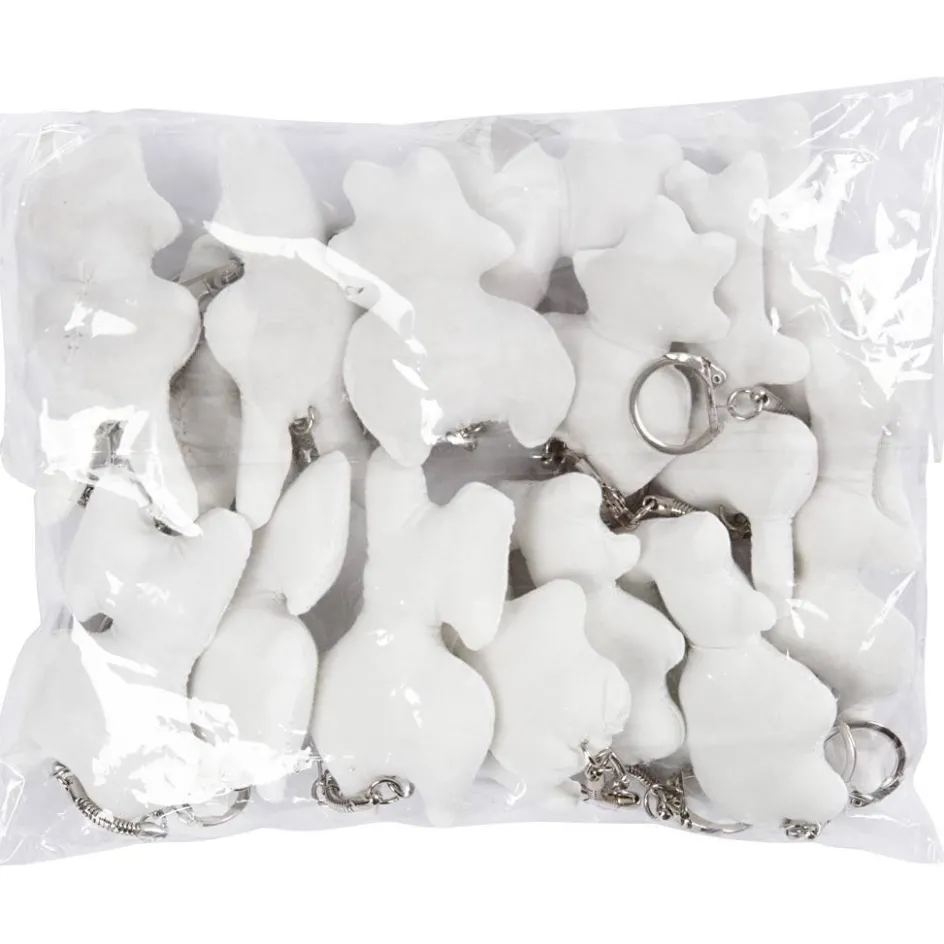 Creativ Company Fabric Figures with key rings| Finished Articles