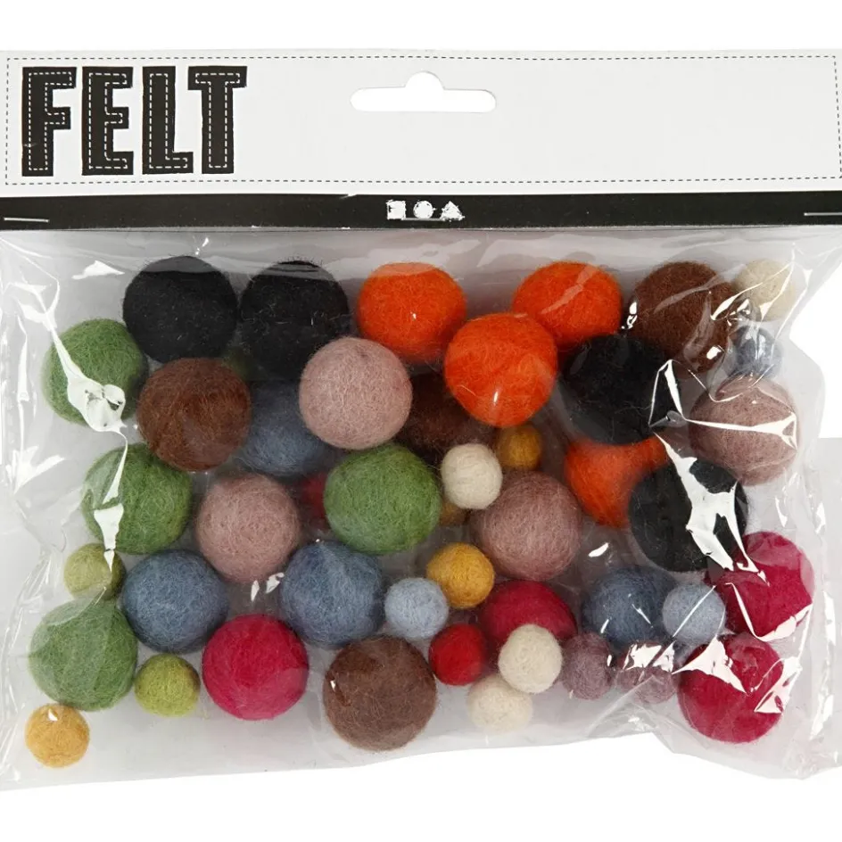Creativ Company Felt Balls| Wool