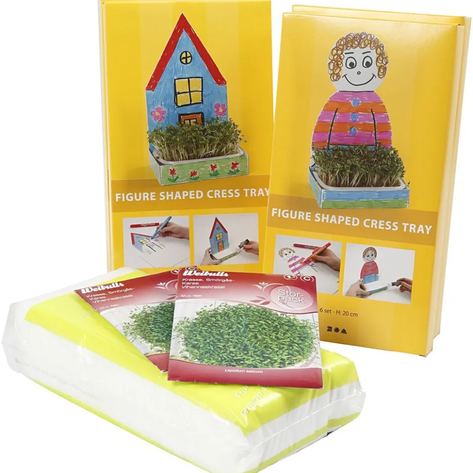 Creativ Company Figure Shaped Cress Trays| Paper Decorations And Paper Figures