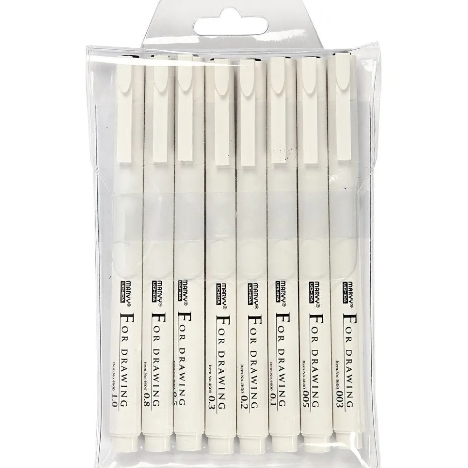 Creativ Company Fine Line Drawing Markers| Office Supplies