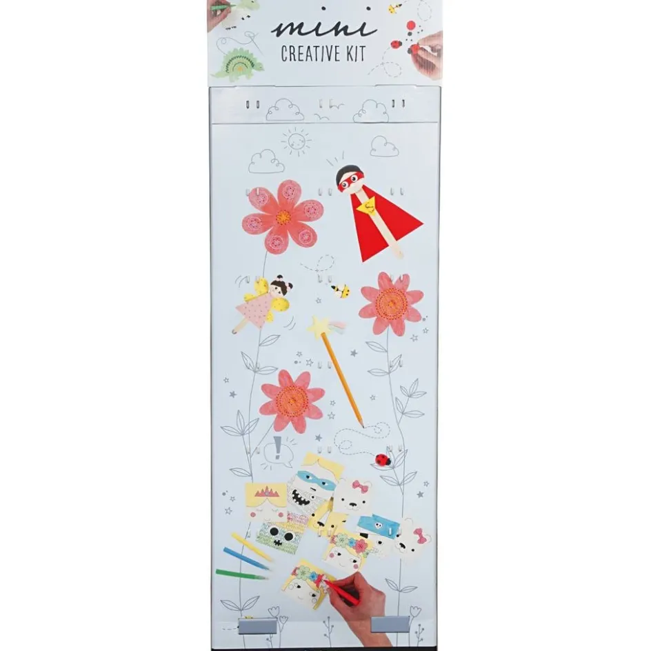 Creativ Company Floor display with Mini Craft Kit| Miniature|Diy-Kits, Basic Items And Tools