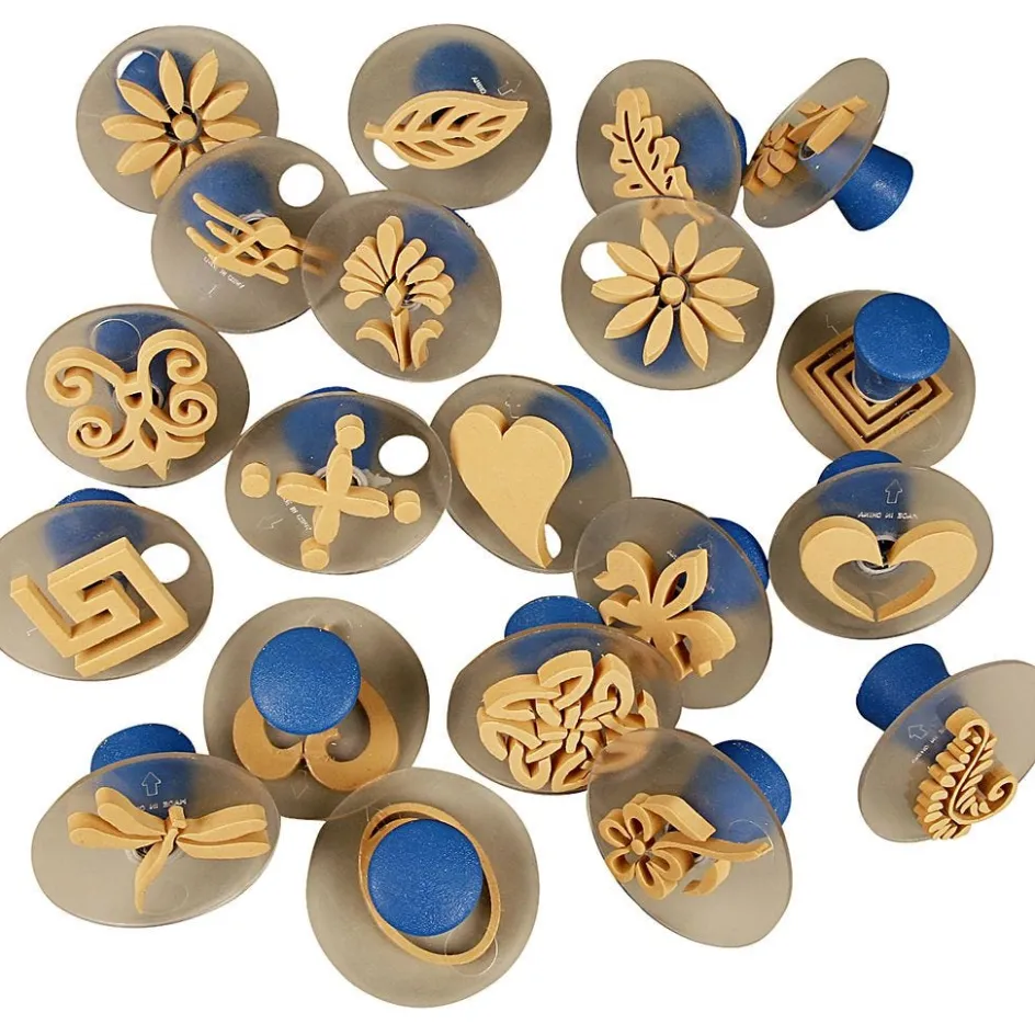 Creativ Company Foam Stamps With Handle| Stencils And Stamps