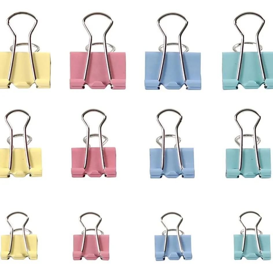 Creativ Company Foldback Clips| Office Supplies|Key Rings And Badges