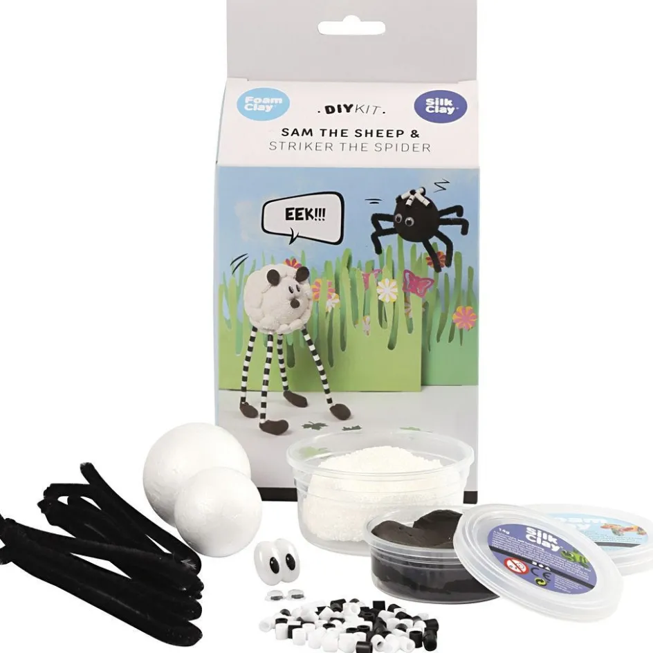 Foam Clay Funny Friends| Advent Gifts And Calendar Gifts|Air Drying Clay And Modelling Compounds