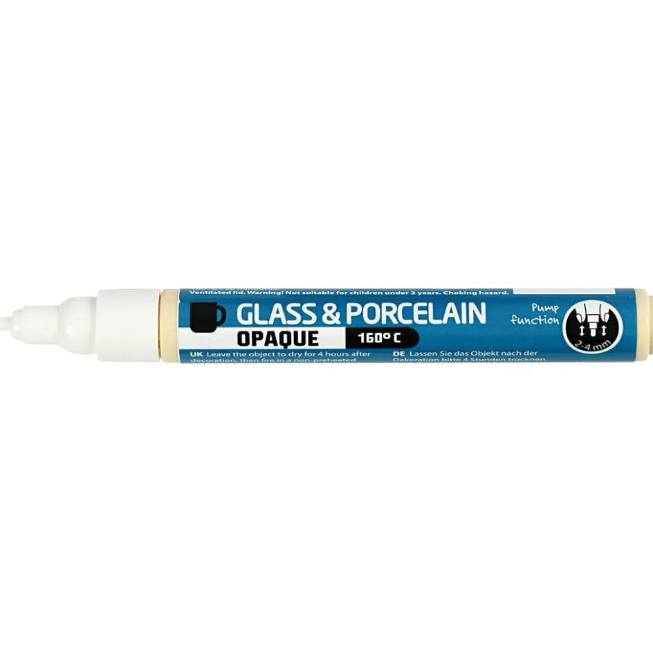Creativ Company Glass and porcelain marker| Porcelain And Glass Decoration (Washable)