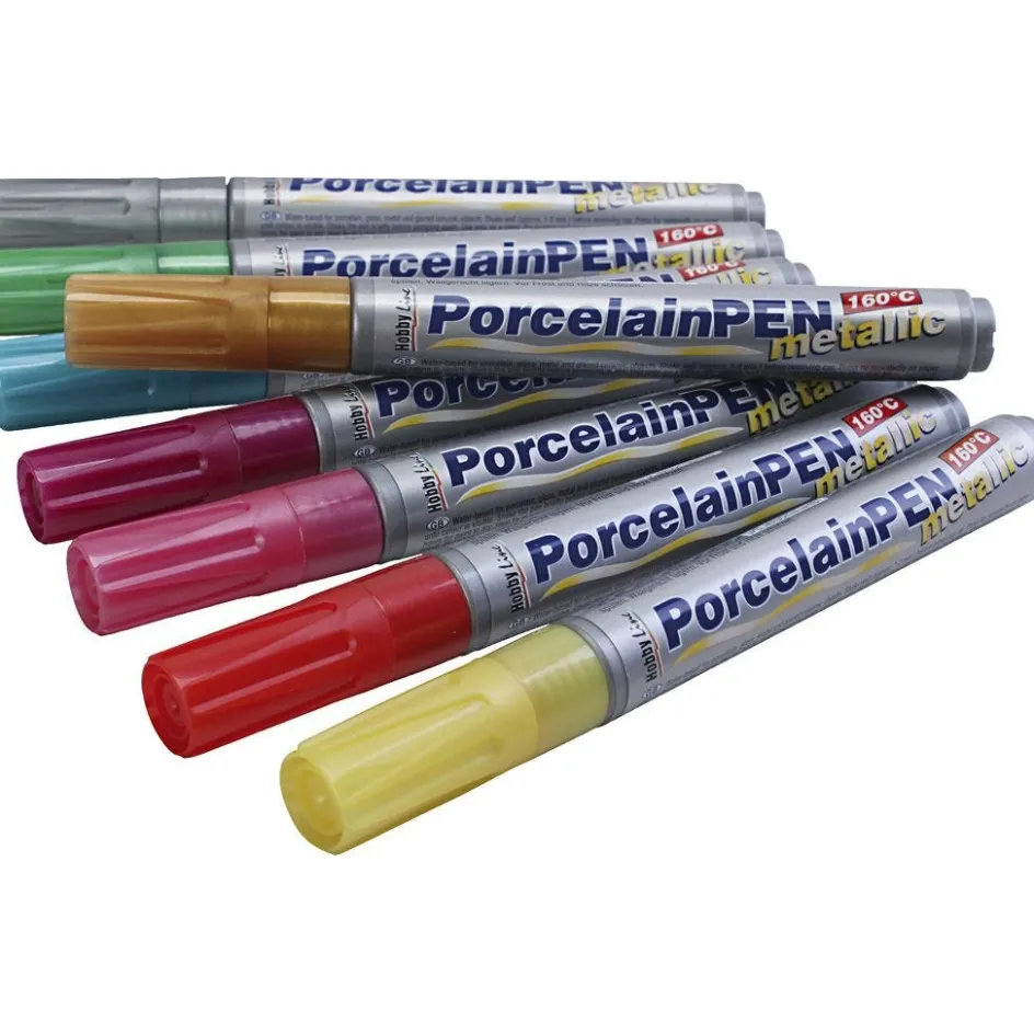 Creativ Company Glass and porcelain pens| Porcelain And Glass Decoration (Washable)