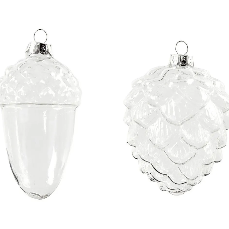 Creativ Company Glass Ornaments| Figures, Eggs And Animals For Decorating