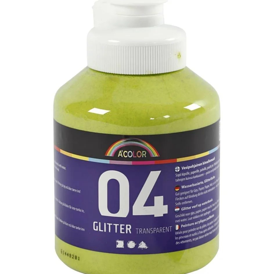 Creativ Company Glitter Acrylic Paint| Children'S Paint|Acrylic Paints