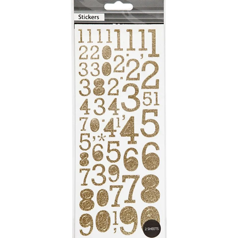 Creativ Company Glitter Stickers| Stickers And Vintage Die-Cuts