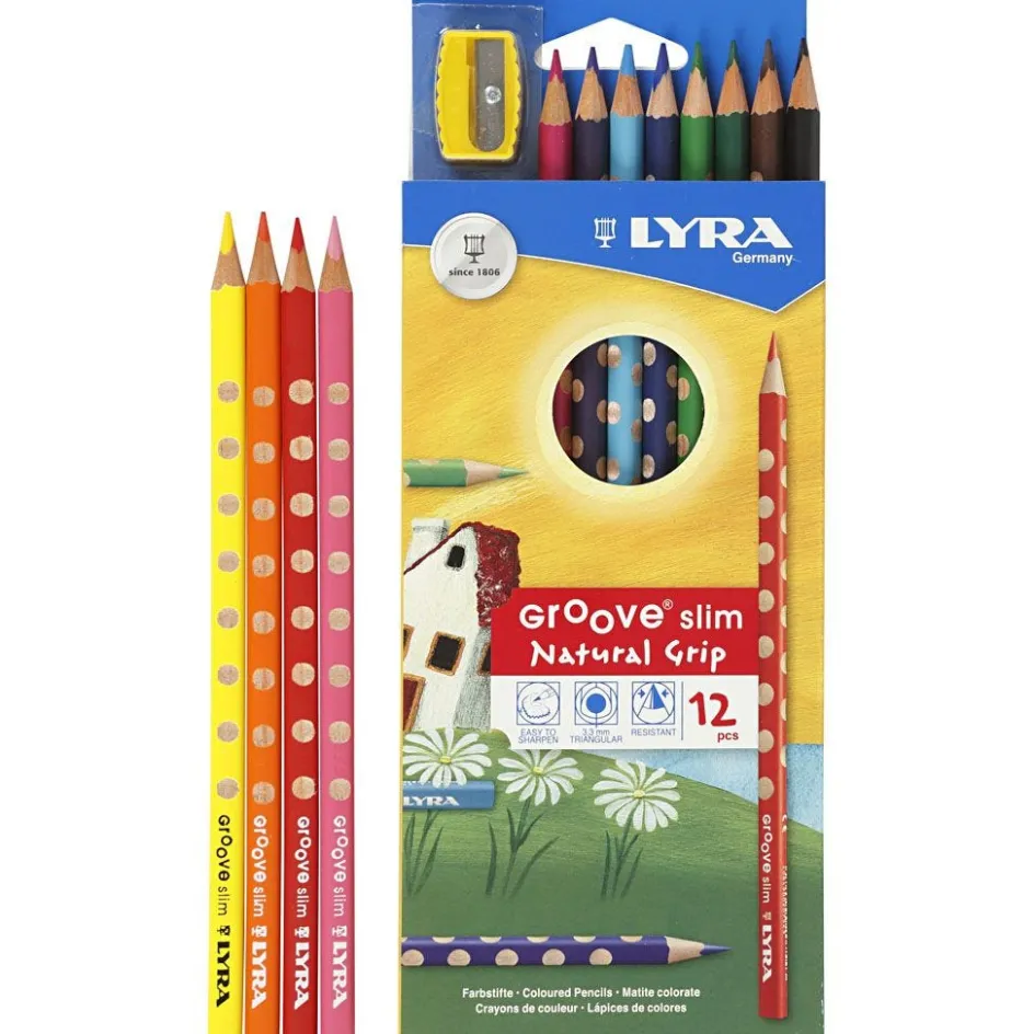 Lyra Groove Slim Colouring Pencils| Pencils And Chalks