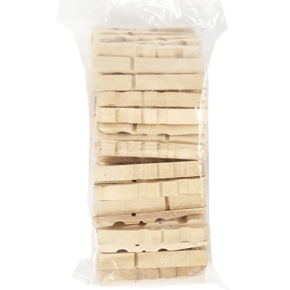 Creativ Company Half Clothes Pegs| Lolly Sticks And Construction Tools