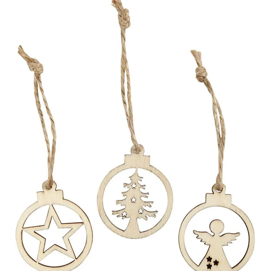 Creativ Company Hanging Christmas Ornament| Figures, Eggs And Animals For Decorating