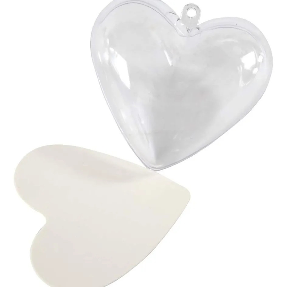 Creativ Company Heart-Shaped Baubles to Decorate| Figures, Eggs And Animals For Decorating