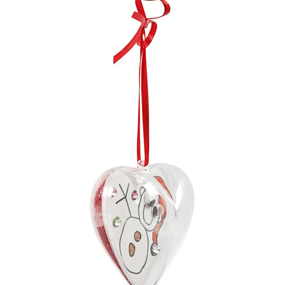 Creativ Company Heart-Shaped Baubles to Decorate| Figures, Eggs And Animals For Decorating