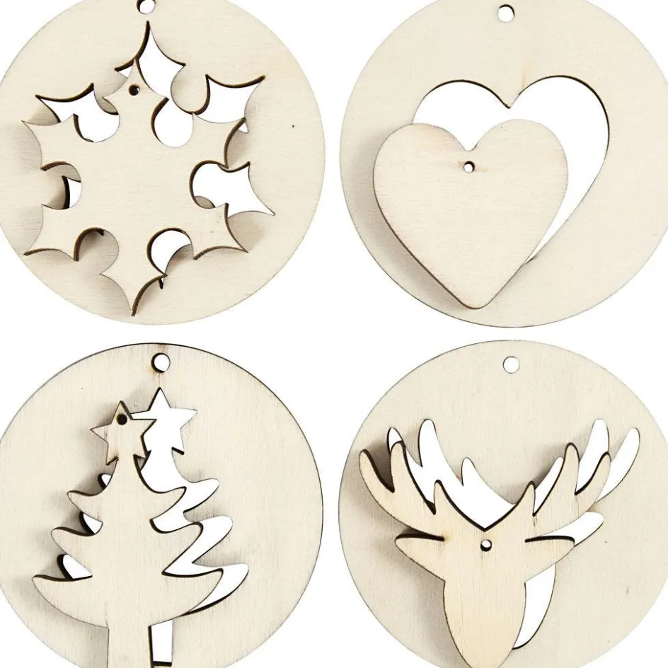 Creativ Company 2-in-1 Hanging Decorations| Figures, Eggs And Animals For Decorating