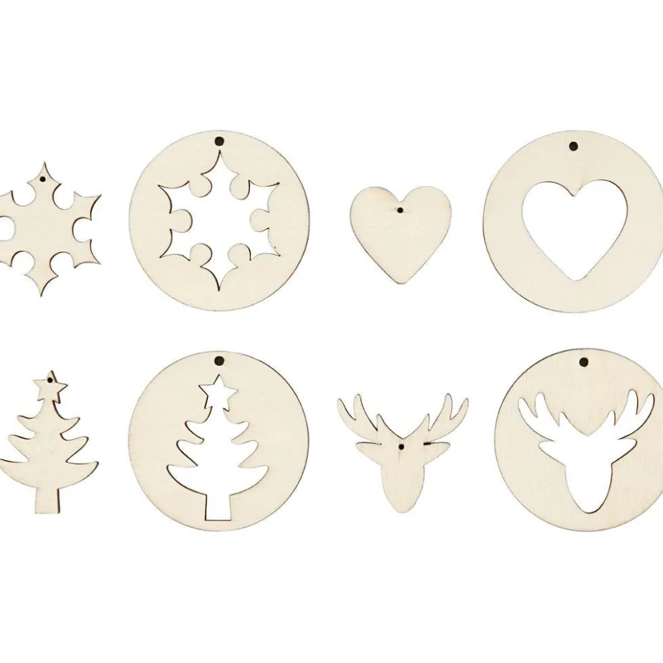 Creativ Company 2-in-1 Hanging Decorations| Figures, Eggs And Animals For Decorating
