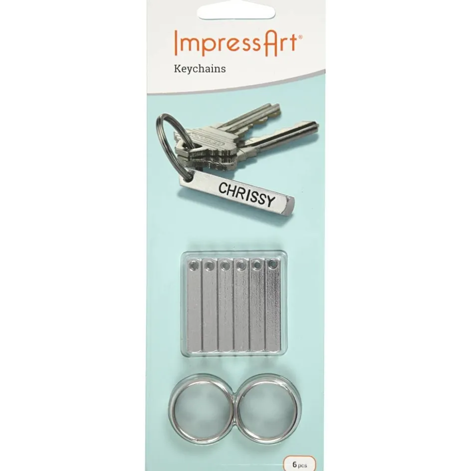 ImpressArt Key Chain Kit| Key Rings And Badges
