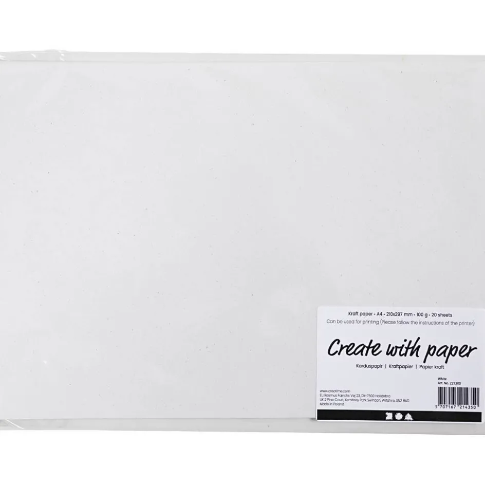 Creativ Company Kraft Paper| Paper And Card