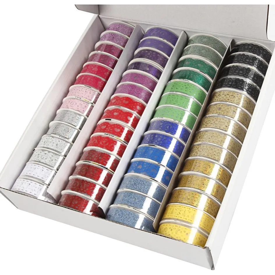Creativ Company Lace Tape Assortment| Calendars, Notebooks And Colouring Books|Stickers And Vintage Die-Cuts