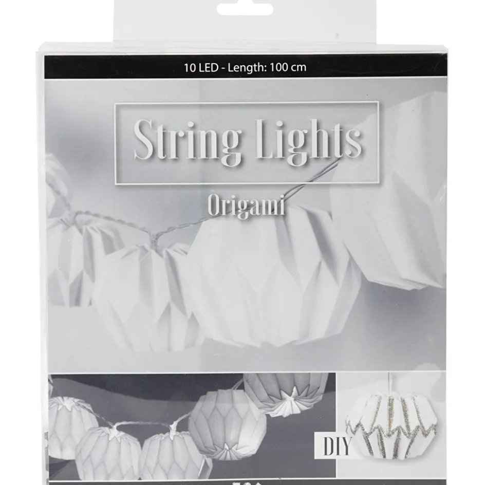 Creativ Company LED Light String with Lampshades| Party Items