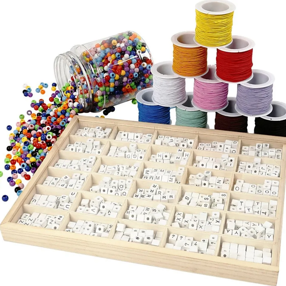 Creativ Company Letter Bead Bracelet Set| Creative Classroom Sets|Beads
