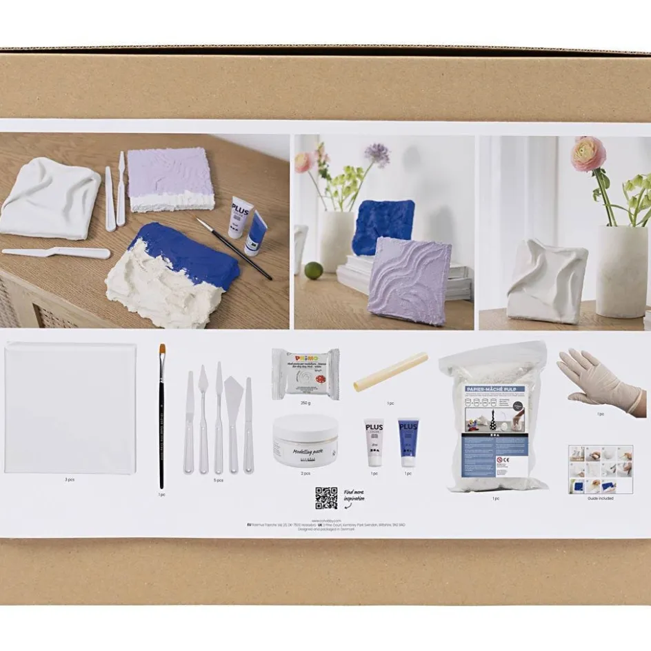 Creativ Company Maxi Craft Kit Modelling| Air Drying Clay And Modelling Compounds|Diy-Kits, Modelling And Casting