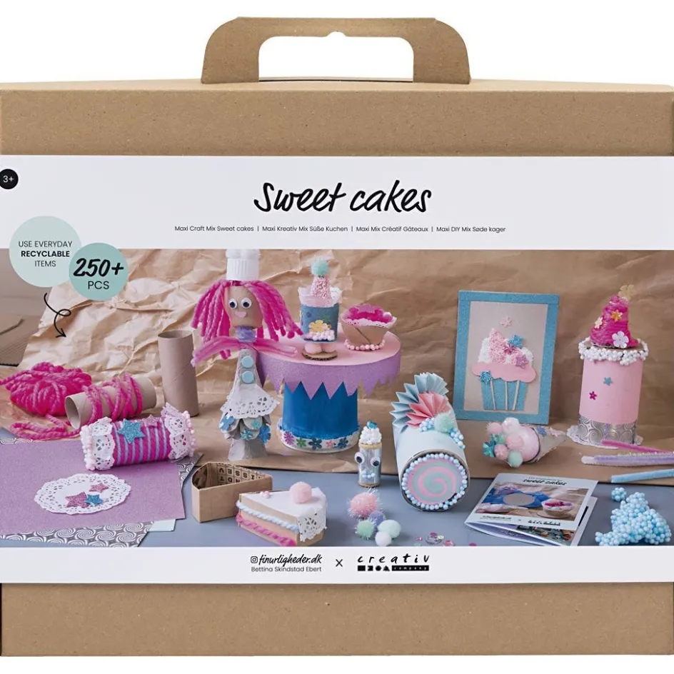 Creativ Company Maxi Craft Mix Sweet Cakes| Diy-Kits, Basic Items And Tools