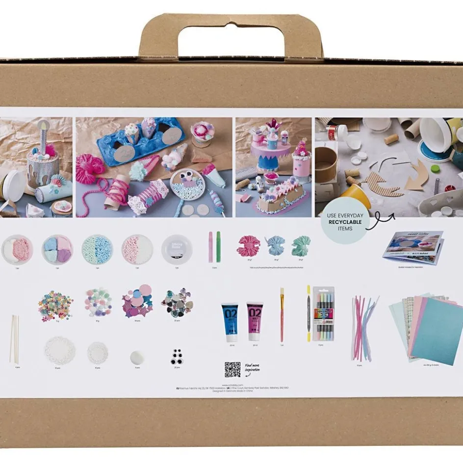 Creativ Company Maxi Craft Mix Sweet Cakes| Diy-Kits, Basic Items And Tools